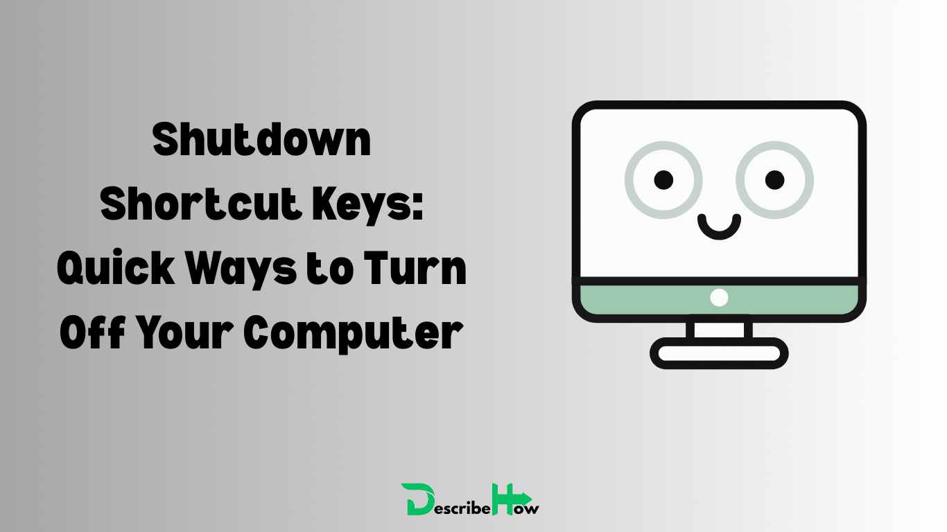 shutdown shortcut key